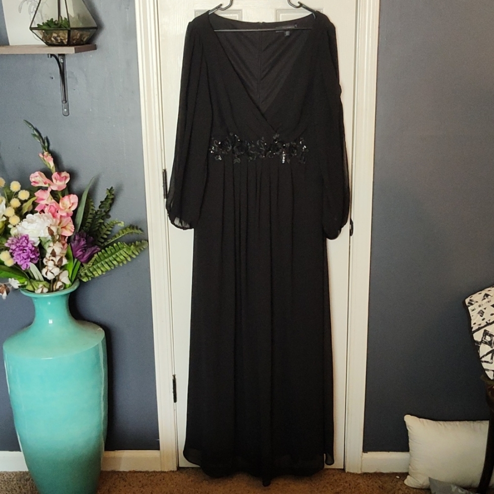 Black Semi-formal bridesmaid dress